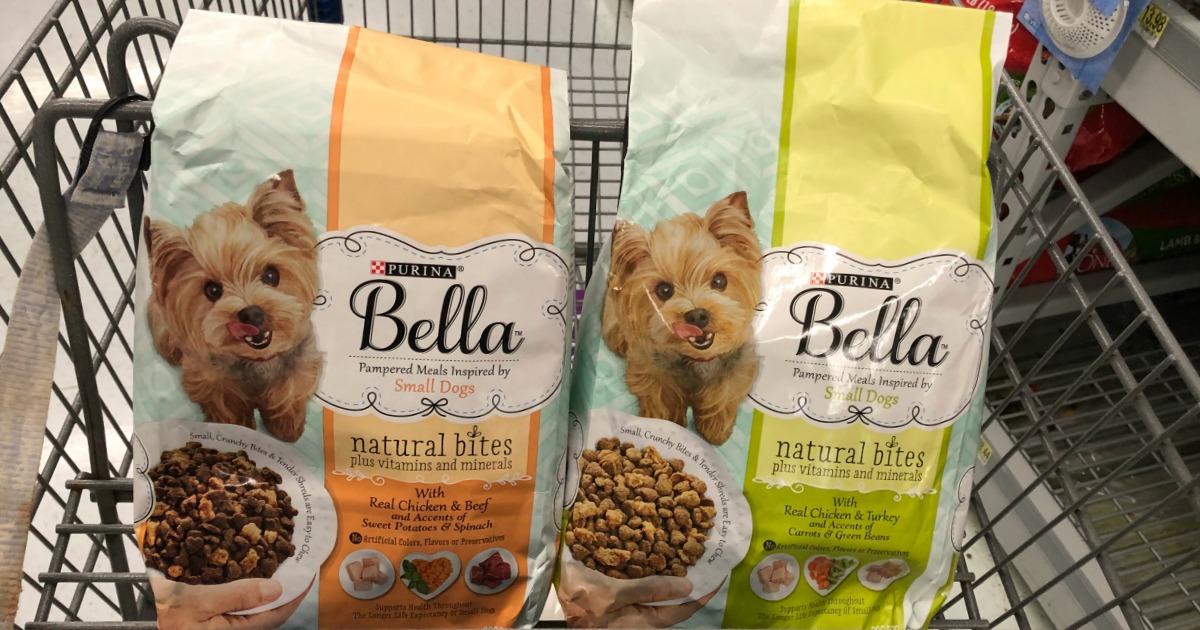 18 In New Pet Food Coupons Bella Dry Dog Food Bags Just
