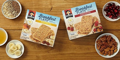 Amazon Prime: 4 Boxes Quaker Breakfast Flats Just $6.33 Shipped ($1.58 Per Box)