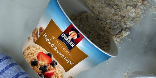 Amazon Prime: 12 Pack Quaker Instant Oatmeal Express Cups ONLY $7 Shipped + More