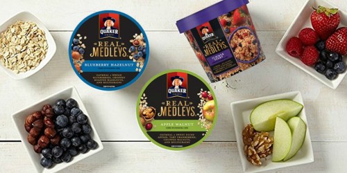 Amazon: TWELVE Quaker Real Medleys Variety Only $11.09 Shipped – Just 92¢ Each