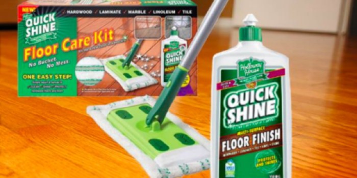 Quick Shine Floor Care Kit ONLY $4.99 Shipped (Regularly $20)