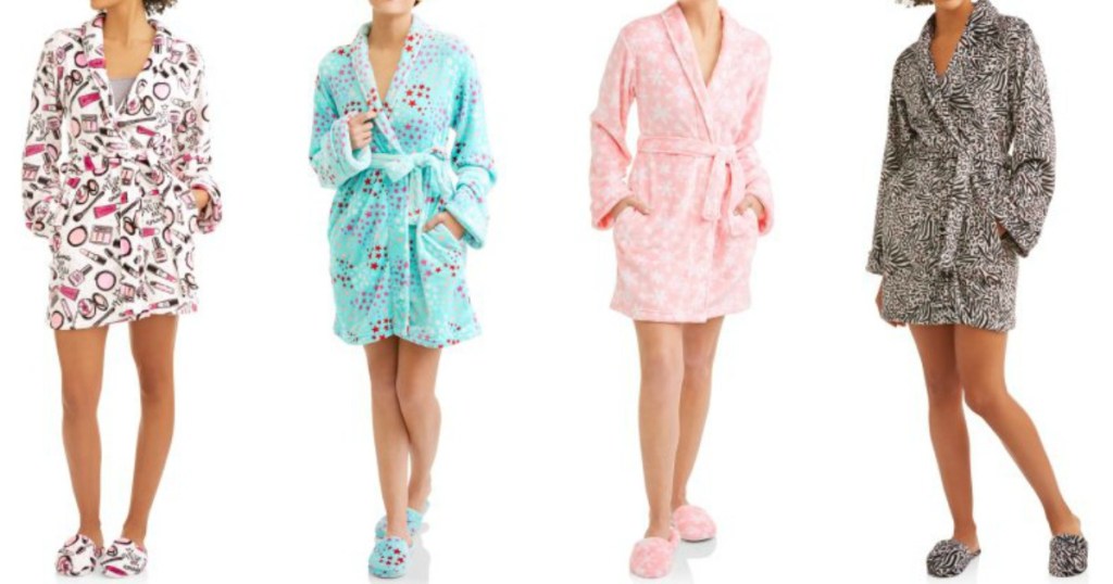 Walmart.com: Women's Robe & Slipper Sets ONLY $6 (Regularly $20) + More
