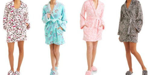 Walmart.com: Women’s Robe & Slipper Sets ONLY $6 (Regularly $20) + More