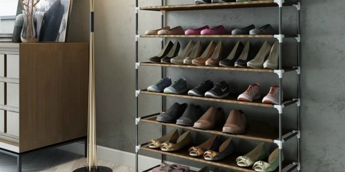 Amazon: Sable 10 Tier Shoe Rack Only $19.98 Shipped (Holds 50 Pairs of Shoes)