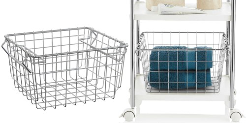Bed Bath & Beyond: Steel Storage Baskets Only $2.40