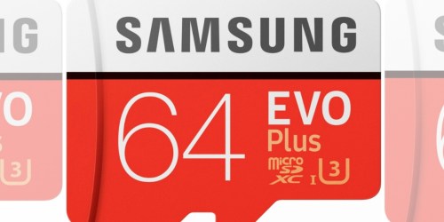 Best Buy: Samsung EVO Plus 64GB MicroSDXC Memory Card Only $19.99 (Regularly $50)