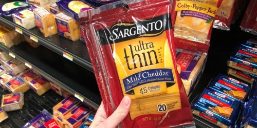 New $1/2 Sargento Coupon = Sliced Cheese Only $2.18 at Walmart