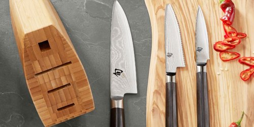 Williams Sonoma: Shun Classic 4-Piece Knife Block Set Only $159.95 Shipped (Regularly $438)
