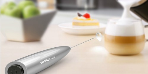 Amazon: SimpleTaste Electric Foam Milk Frother Only $7.69