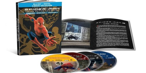 Spider-Man Limited Edition Blu-ray + Digital 3-Movie Collection Just $16.99 (Regularly $35)