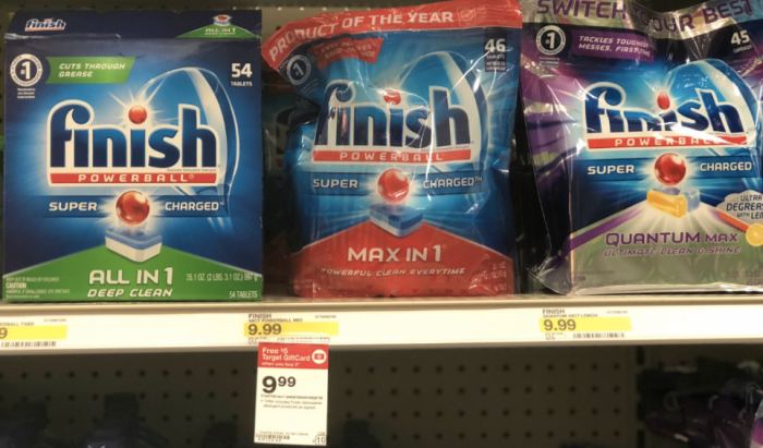 Finish Jet Dry and Dish Detergent Target Deals
