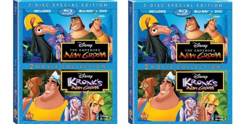 Disney’s The Emperor’s New Groove and Kronk’s New Groove DVD + Blu-ray ONLY $9.99