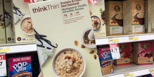 New $1/1 thinkThin Oatmeal Coupon = 6-Count Box Only $2.50 at Target (Just 42¢ Per Packet)