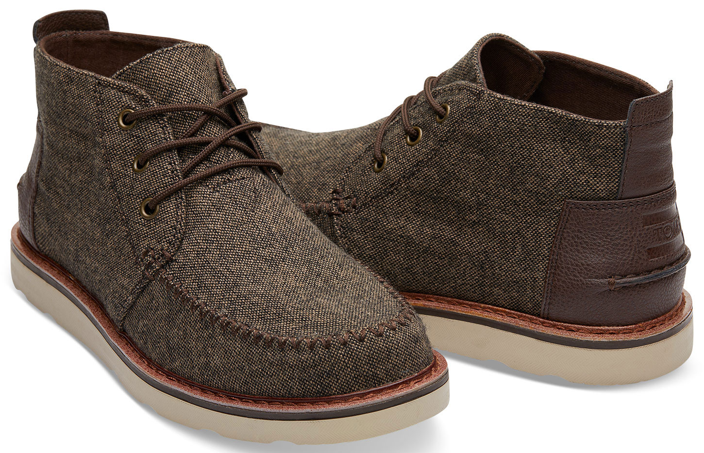 toms brushed wool chukka boot