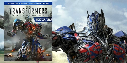 Transformers Age of Extinction 3D Blu-ray DVD Combo Just $9.99