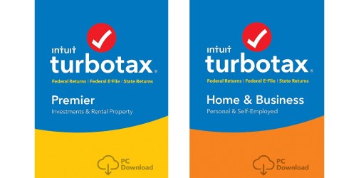 Amazon: TurboTax Premier 2017 Software AND Quicken Starter Edition 2018 Just $54.86 Shipped