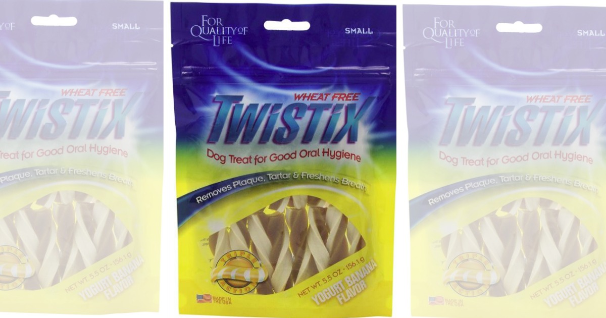 Amazon Twistix Dental Chew Dog Treats Only 1.99 Shipped (Regularly 5)