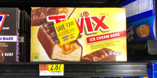 Snickers, Twix or M&M’s Ice Cream Bars Possibly Only 37¢ Per Box at Walmart After Ibotta