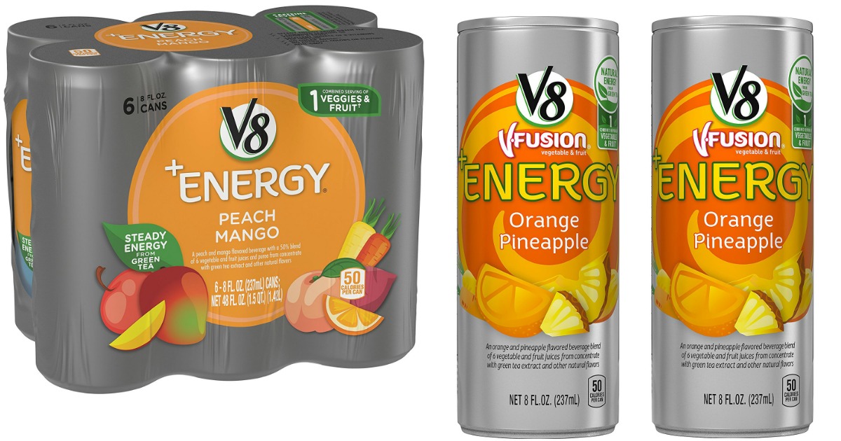 Amazon: V8 +Energy 24-Pack Just $10.34 Shipped + More