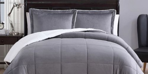 Kohl’s Cardholders: Mink & Sherpa Reversible Comforter Set $41.64 Shipped – ALL Sizes