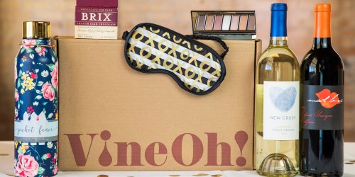 VineOh! Box $44.99 Shipped (Over $161 Value) – Includes TWO Wines & SIX Full-Size Products