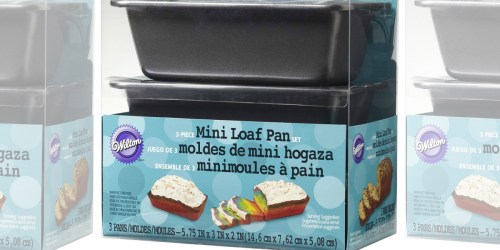 Wilton 3-Piece Mini Loaf Pan Set ONLY $6.79
