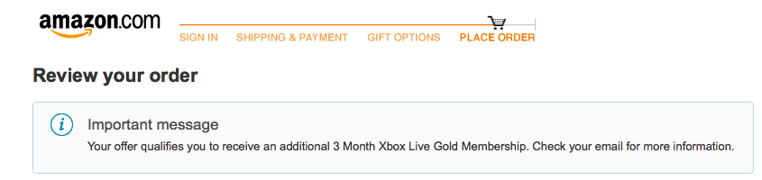xbox live gold membership amazon
