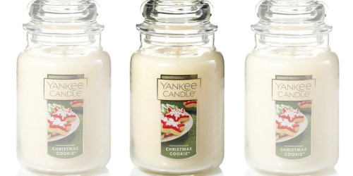 Amazon: Yankee Candle Christmas Cookie Large Jar Candle Just $10.99 (Regularly $28)