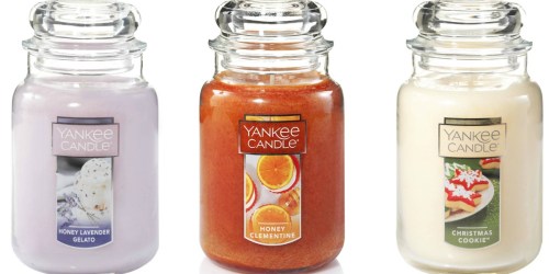 Yankee Candle Large Jar Candles ONLY $10.99 (Regularly $28)
