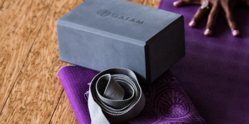 Gaiam Yoga Strap/Block Combo Only $9