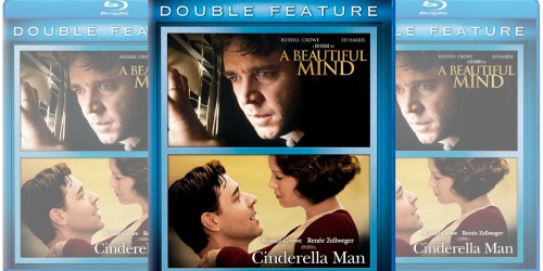 Amazon: A Beautiful Mind & Cinderella Man Blu-ray Just $5.57