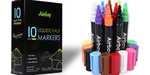 Amazon: Liquid Chalk Markers 10-Pack Only $7.64