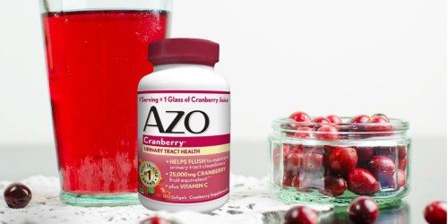 Azo Maximum Strength Cranberry Softgels 100 Count Only $5.88 (Regularly $15.49)