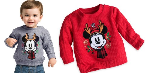 Mickey And Minnie Infant Holiday Sweaters Only $6.99 Shipped (Regularly $30) + More