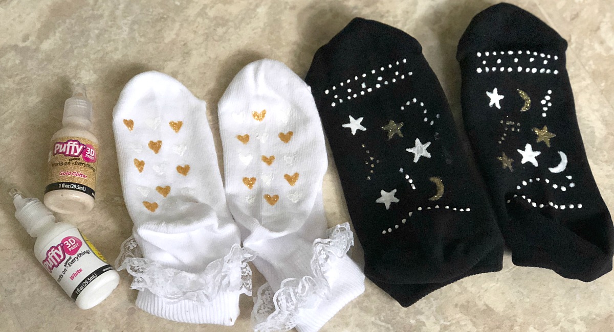 baby-proof with DIY non-skid socks
