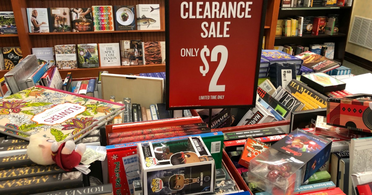 Barnes Noble 2 Clearance Sale Books Tote Bags Playsets