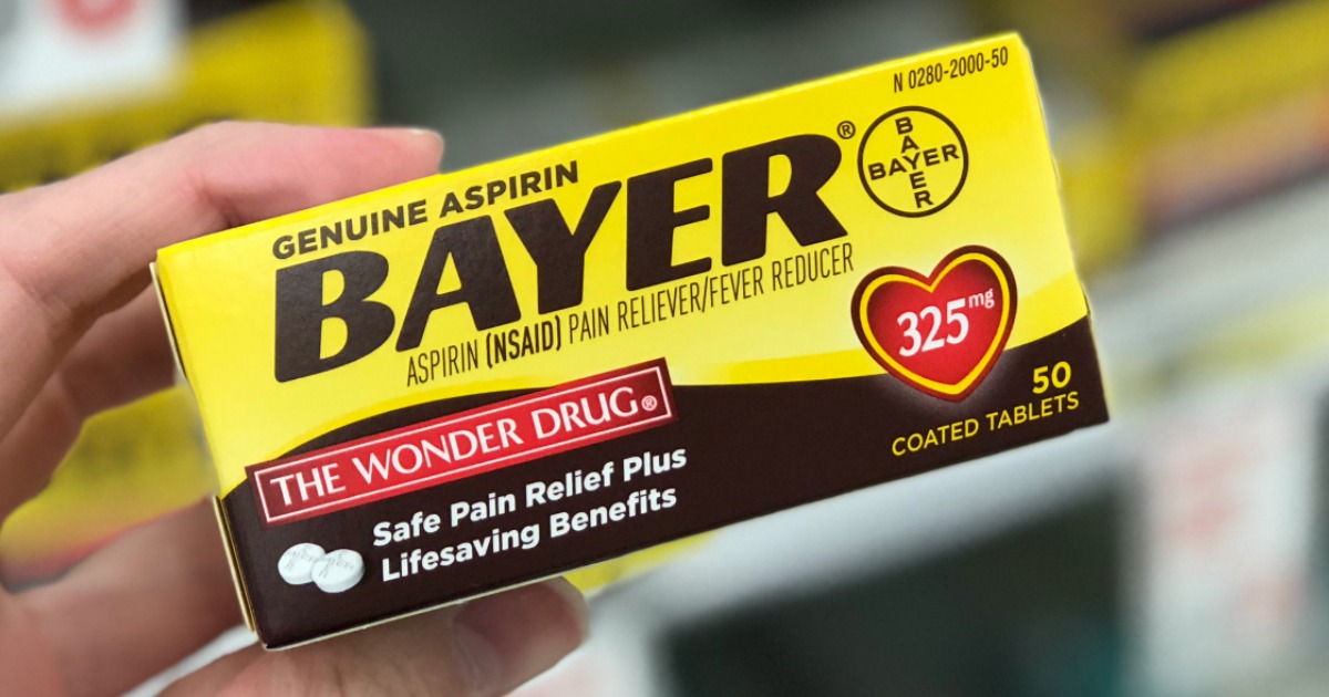 50 Off Bayer Aspirin at Target