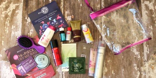 Beauty Brand 16-Piece Haircare Try Me Bag ONLY $5.99 + FREE Samples