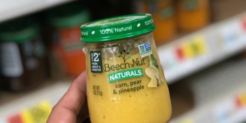 Beech-Nut Naturals Jars Only 65¢ After Cash Back at Walmart + More