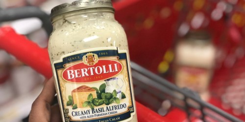 Target: Bertolli Pasta Sauce Only $1 Each After Cash Back (Just Use Your Phone)