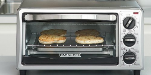 Amazon: BLACK+DECKER 4-Slice Stainless Steel Toaster Oven Just $22 Shipped (Regularly $37)