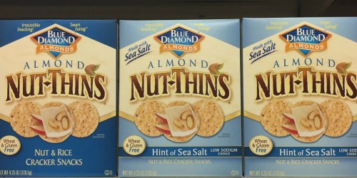 New $1/1 Blue Diamond Nut Thins Coupon = Only $1.50 at Target (Wheat & Gluten Free)