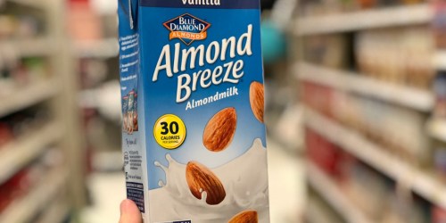 SIX Blue Diamond Almond Breeze Coupons = Almond Milk ONLY $1.04 at Target
