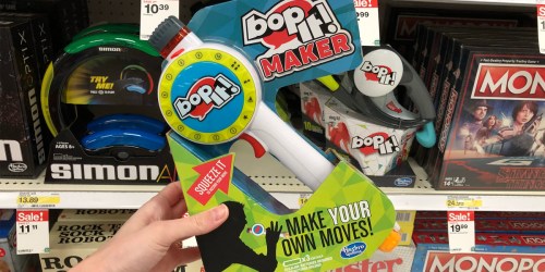 70% Off Hasbro’s Bop It! Maker & Pie Face Sky High Games At Target (Just Use Your Phone)