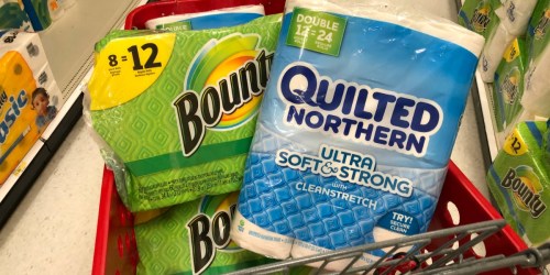 Stock Up On Paper Towels and Toilet Paper At Target