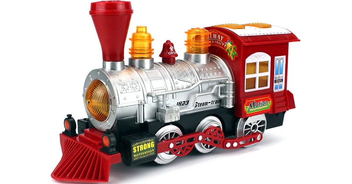 Bubble blowing toy store train