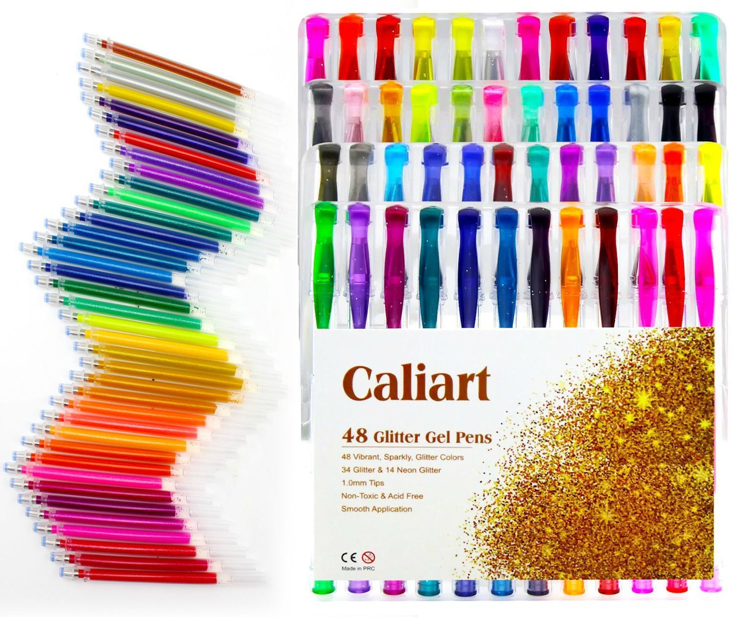 Amazon 96 Piece Glitter Gel Pen Set Just 9 99 Amazon 96 piece glitter gel pen set just 9 99