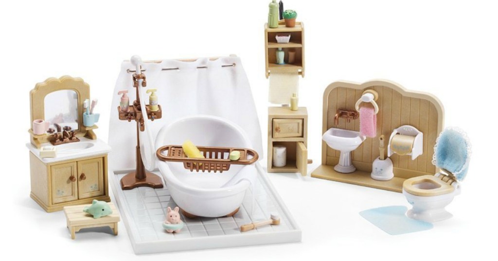 calico critters bathroom set