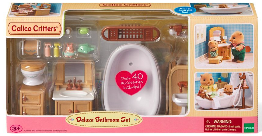 calico critters bathroom set