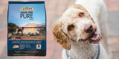 Amazon: CANIDAE Grain Free Dry Dog Food 4-Pound Bag Only $4.71 (Regularly $15) – Ships w/ $25 Order
